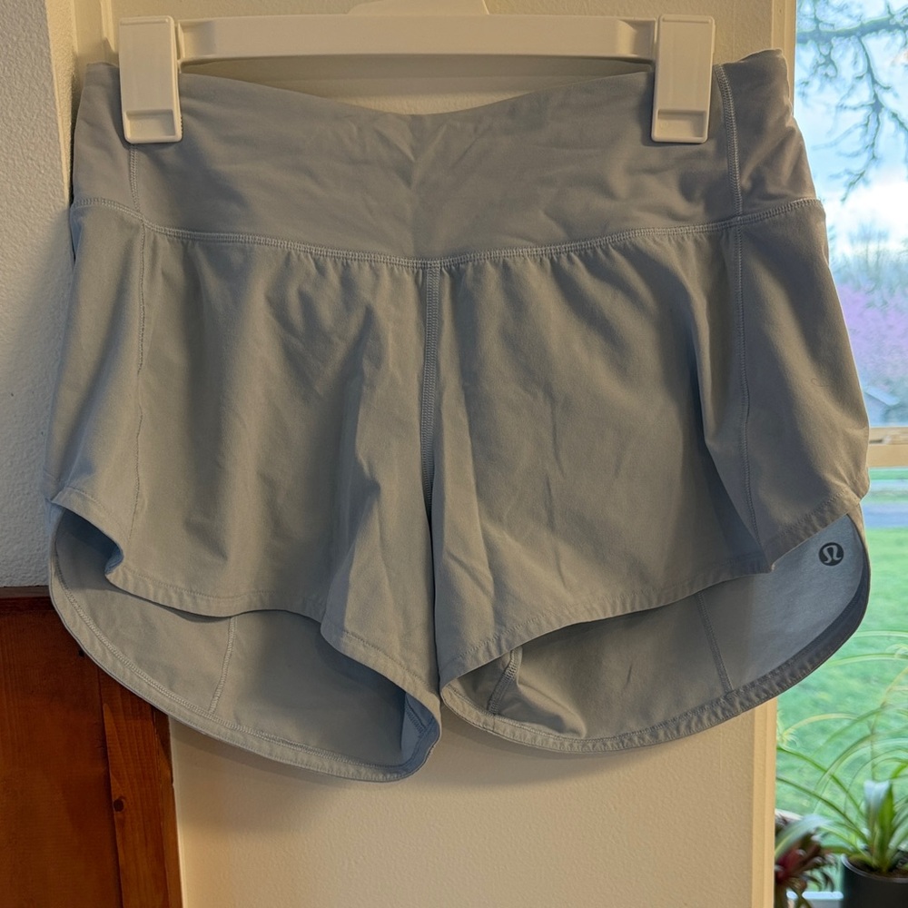 lululemon athletica Women's Light Blue Shorts
